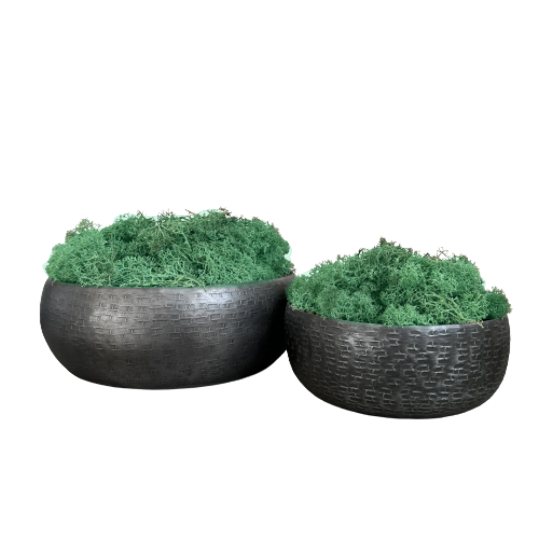 Graphite Reindeer Moss Bowl