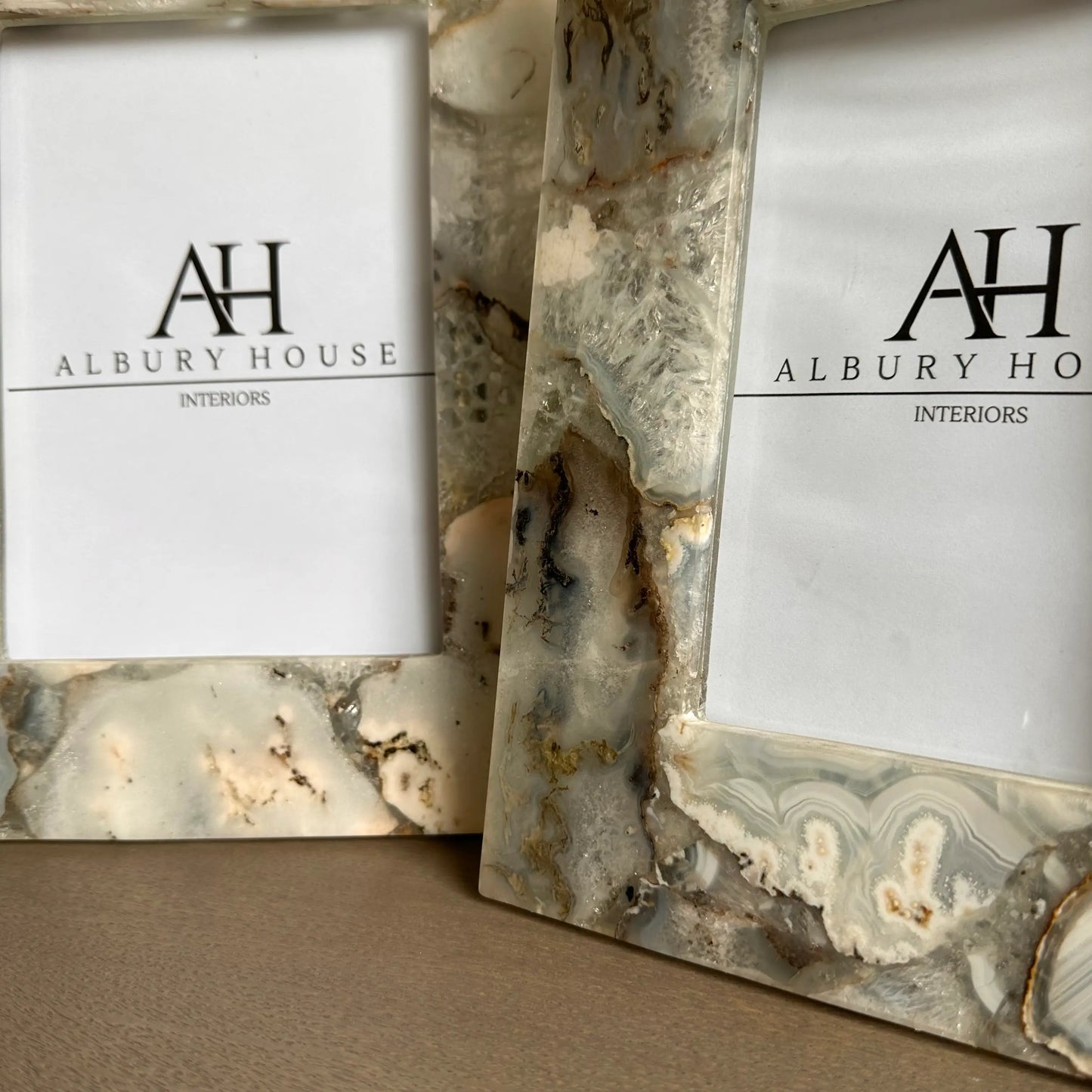 close-up-of-4x6-and-5x7-natural-grey-agate-stone-photoframes-at-albury-house-interiors