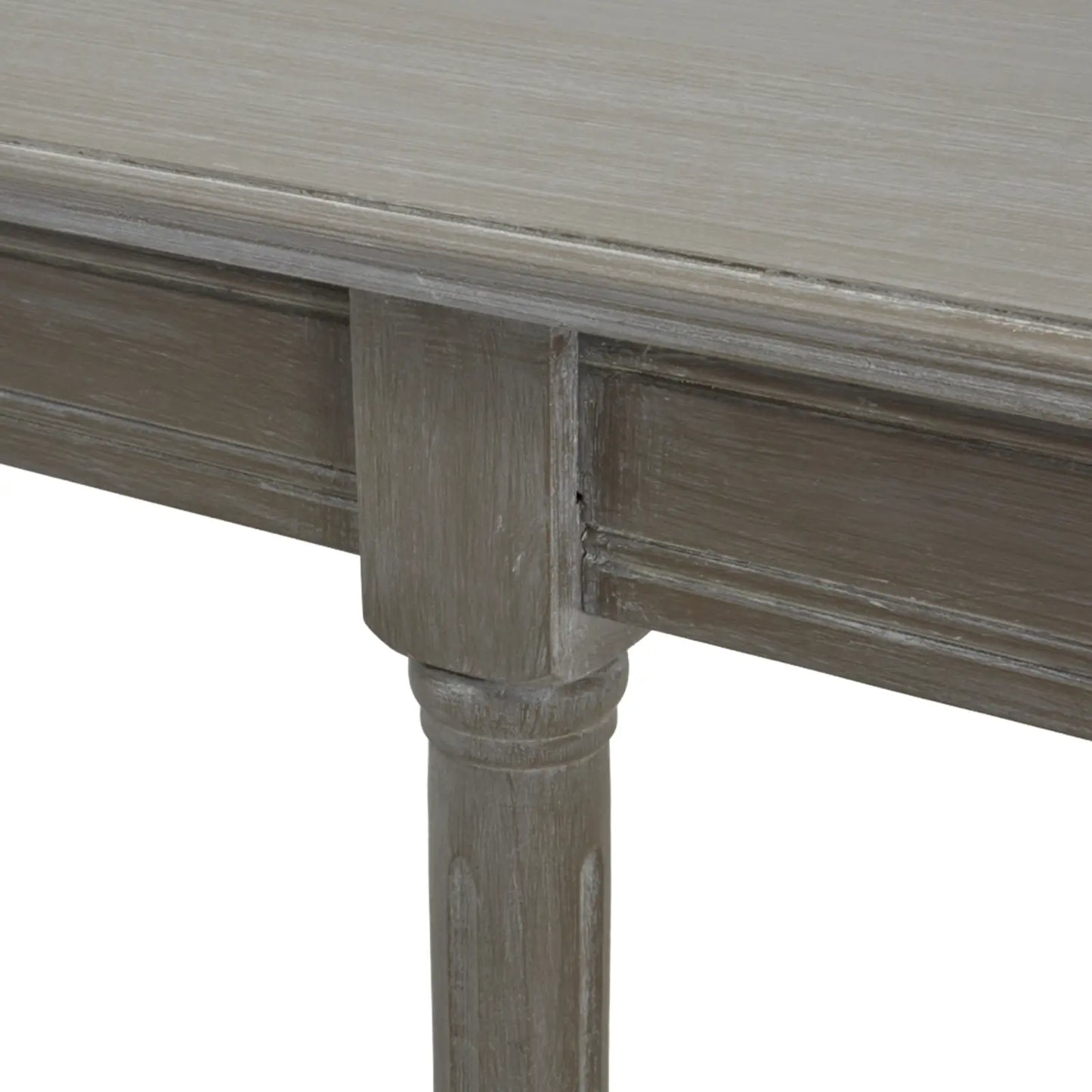 Crafted from natural wood, the large Belgrave console table features delicate legs with small details and a rattan shelf, for extra storage and display space. Available to purchase from Albury House Interiors.