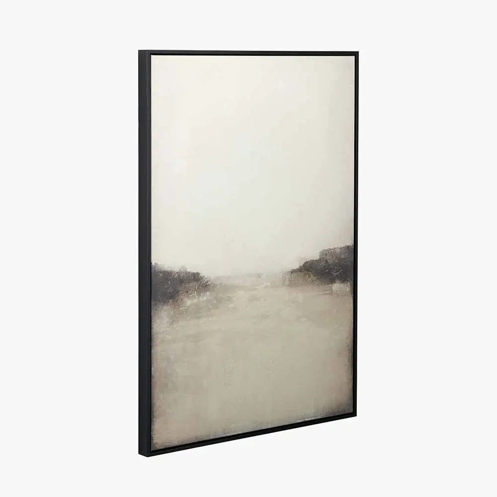 bison-neutral-black-framed-astract-canvas-at-albury-house-interiors