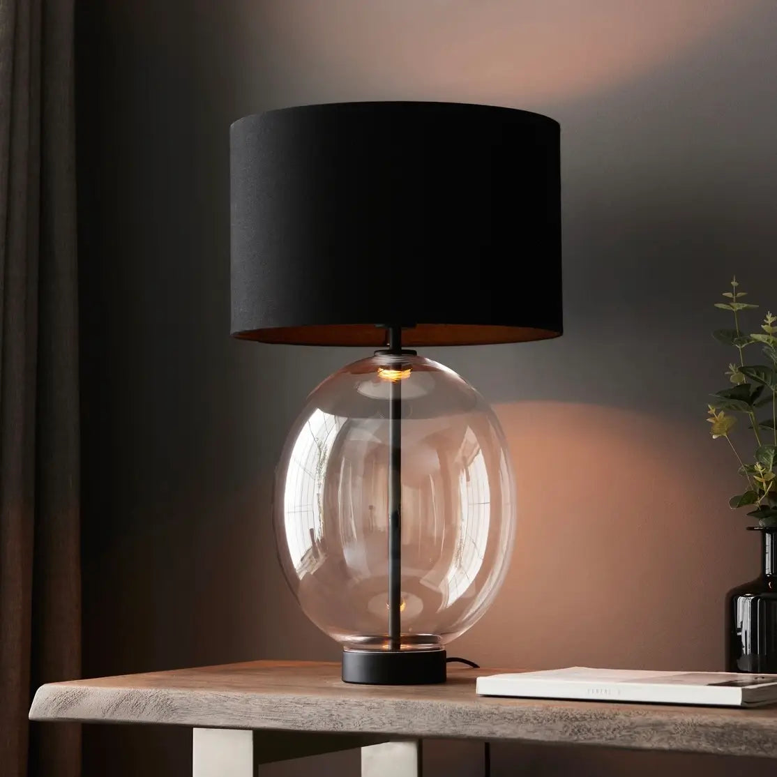 bjorn-oval-glass-table-lamp-with-black-shade-at-albury-houe-interiors