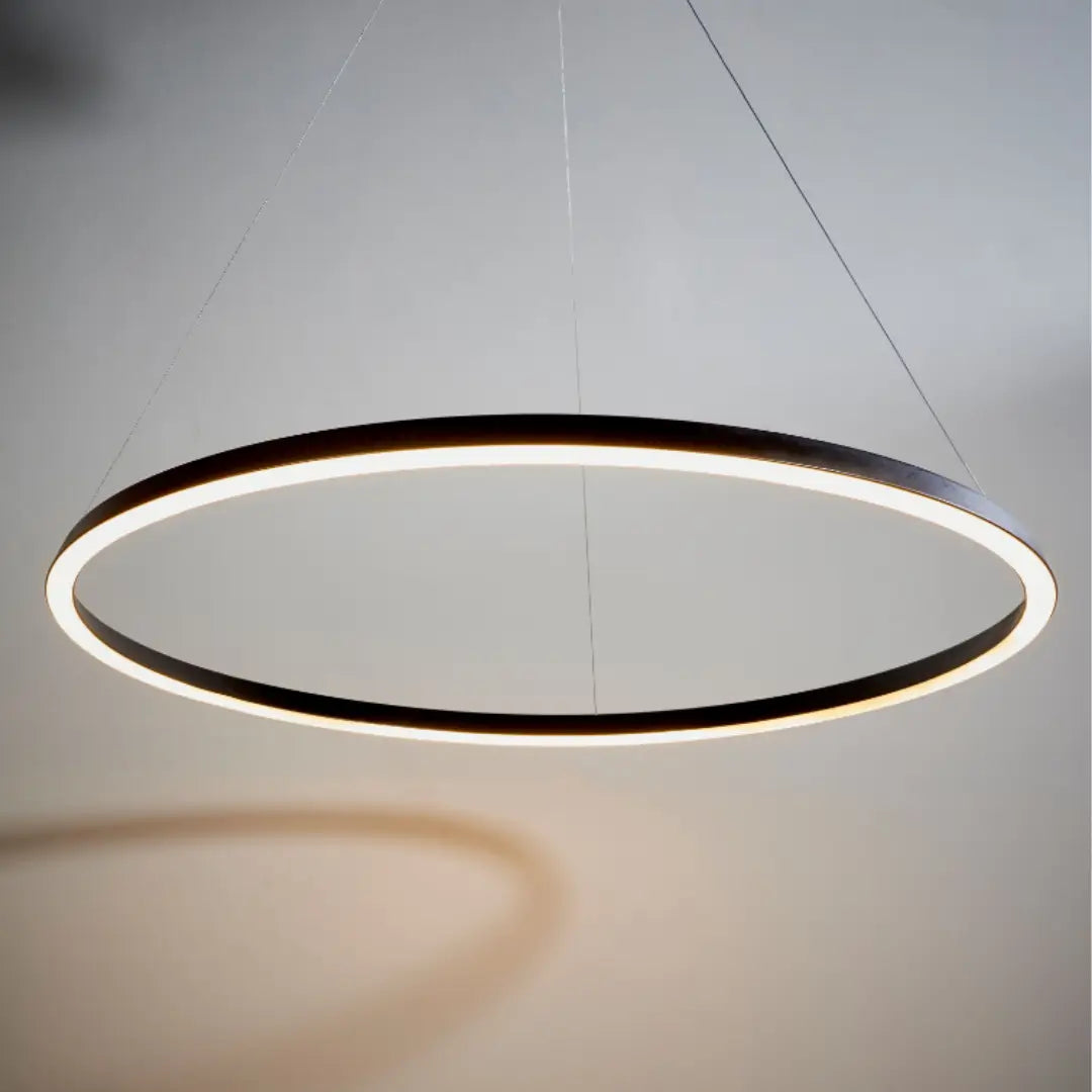 black-round-halo-ceiling-light-at-albury-house-interiors