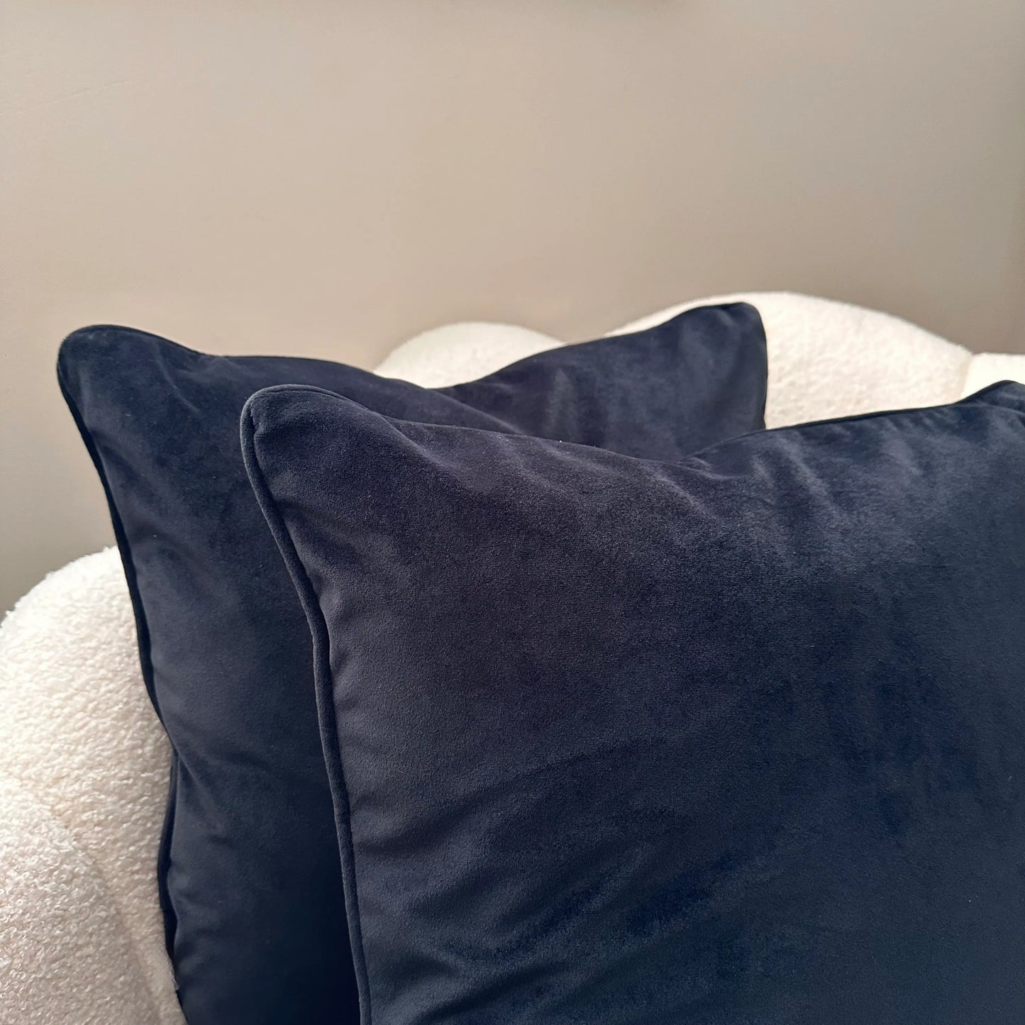black-velvet-square-cushion-with-piped-edge-at-albury-house-interiors-essex
