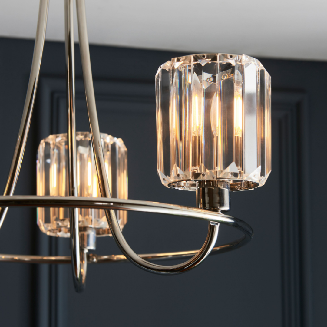 Brodie 3 Arm Ceiling Light Nickel