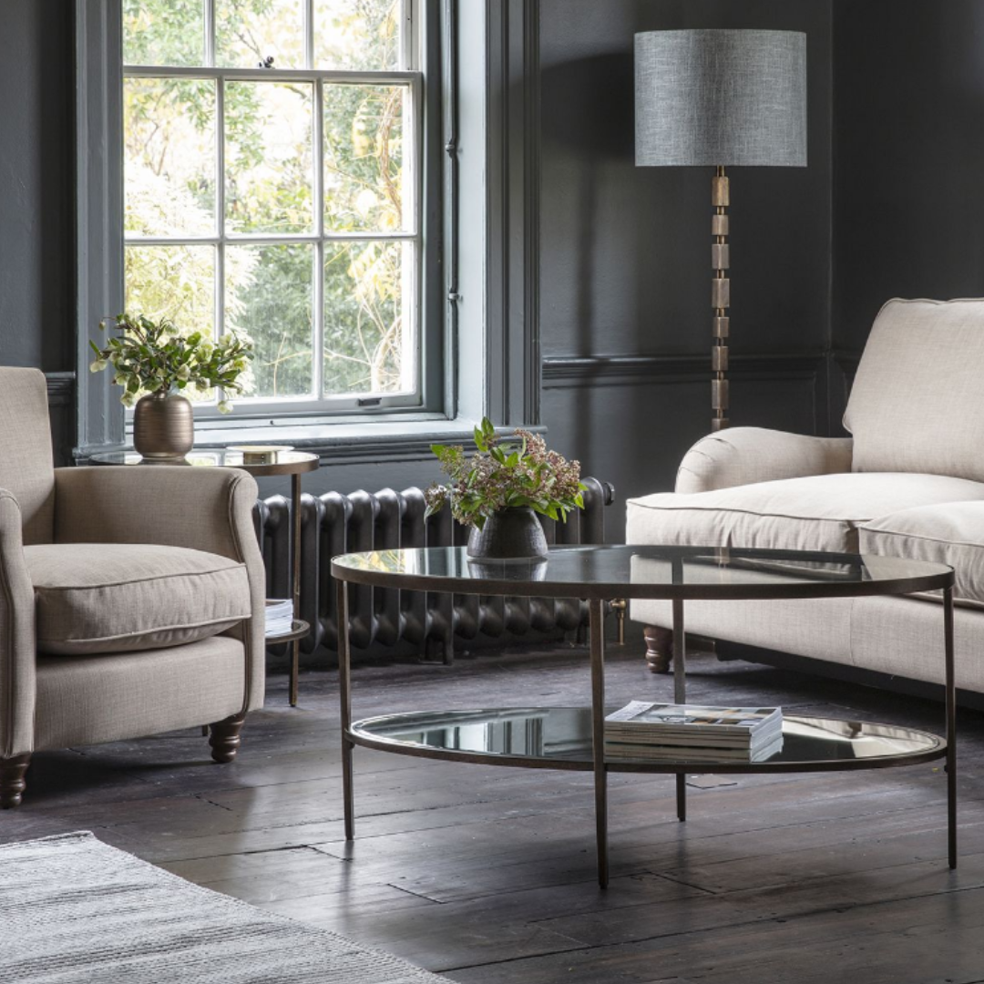 Bronze Curve Coffee Table