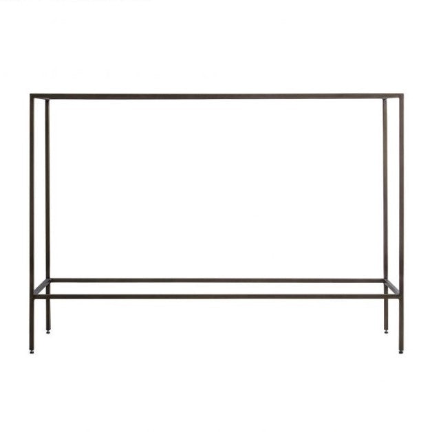 Bronze Glass Console Table
