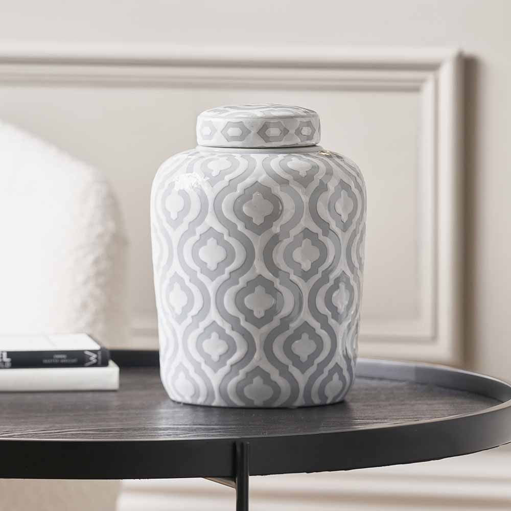 Cassy Ginger Jar Grey