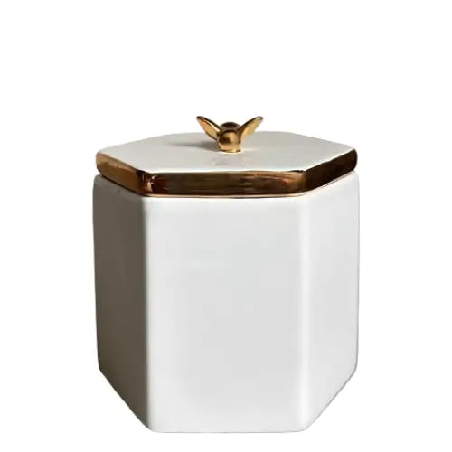 white-ceramic-bumble-bee-trinket-box-with-lid-and-gold-trim-at-albury-house-interiors-matching-tye-essex