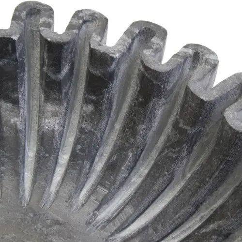 Grey Fluted Marble Bowl