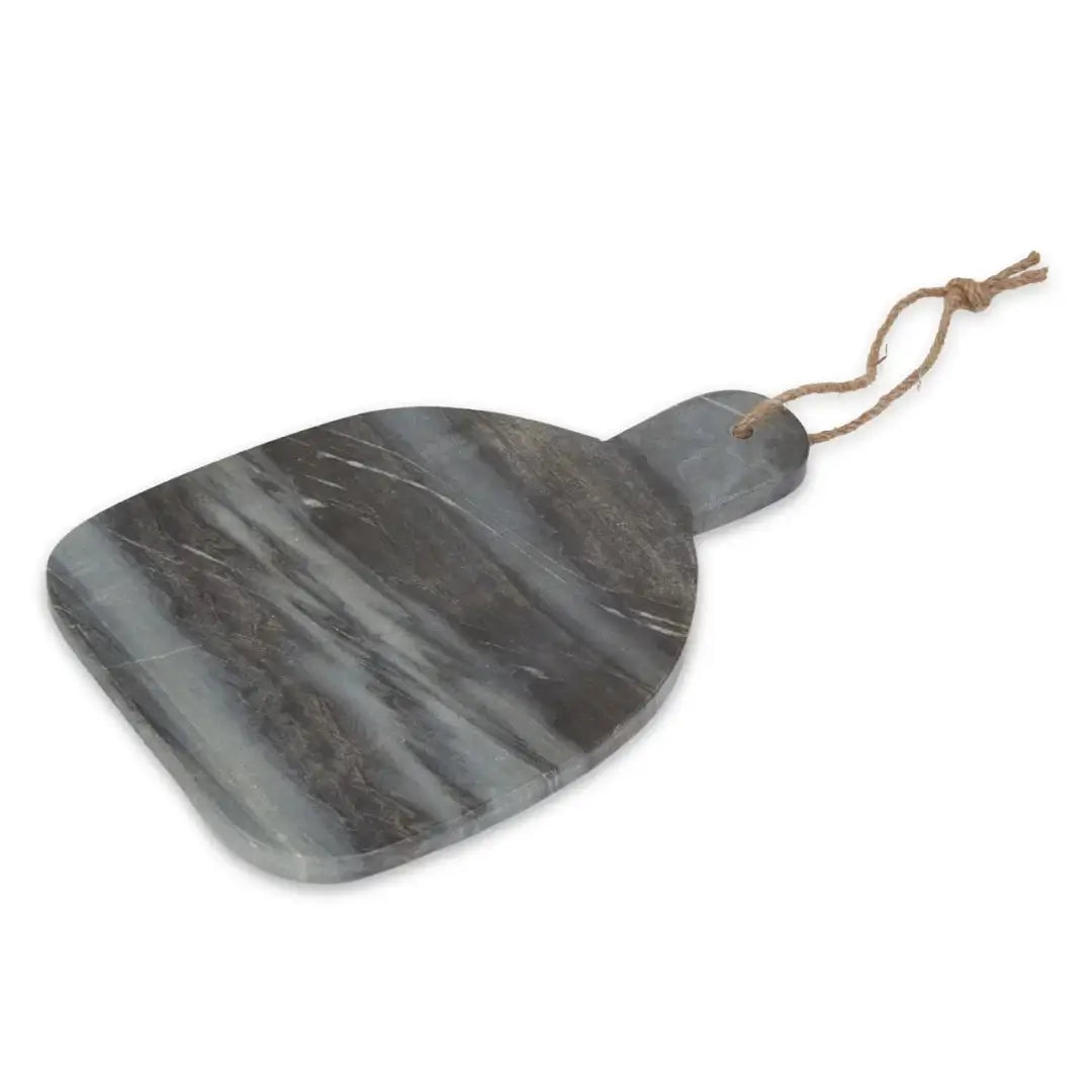 grey-natural-veined-marble-rounded-paddle-chopping-serving-board-at-albury-house-interiors-hertfordshire-essex