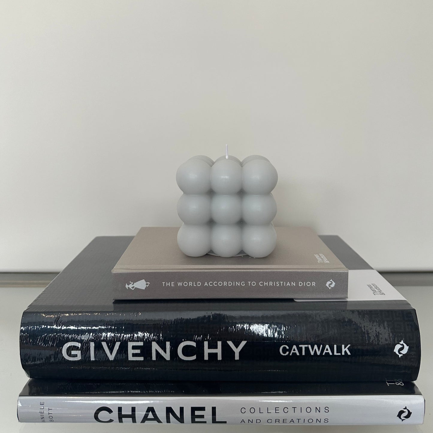 Geometric Candle - Grey