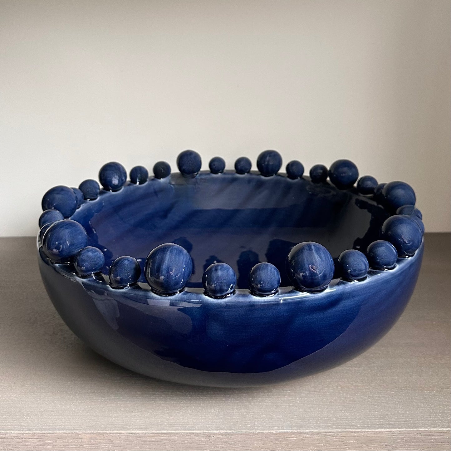 Blue Bobble Bowl