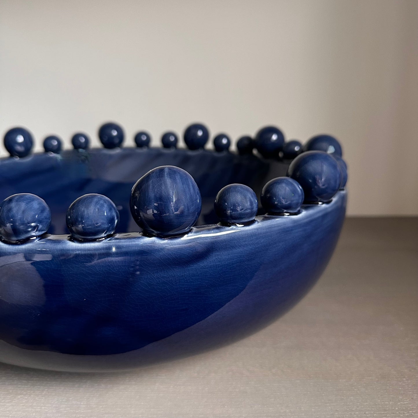 Blue Bobble Bowl