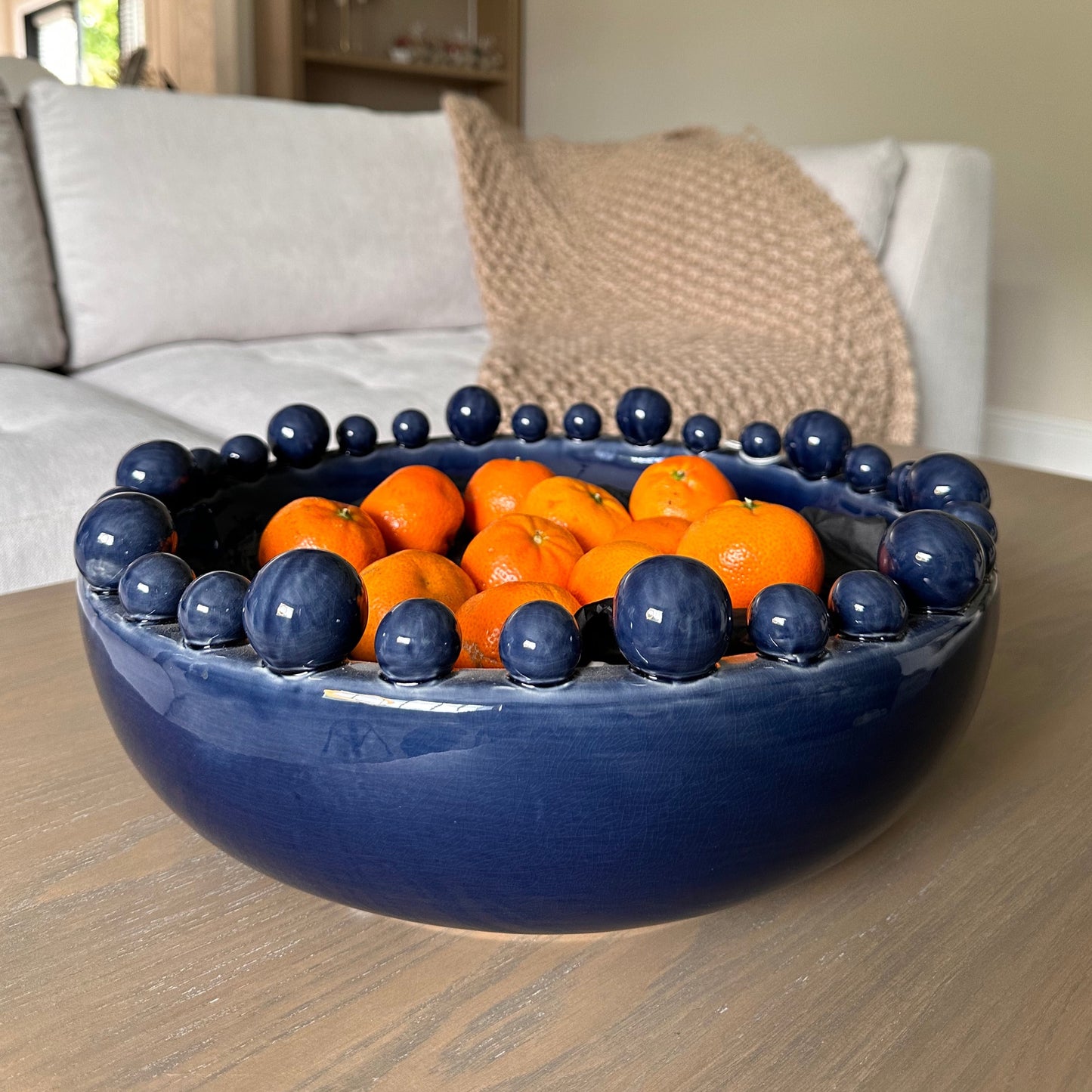 Blue Bobble Bowl