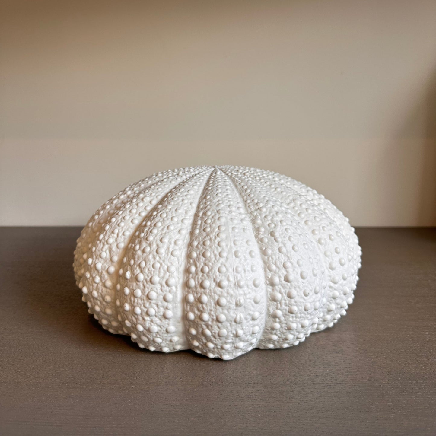 White Urchin Ornament