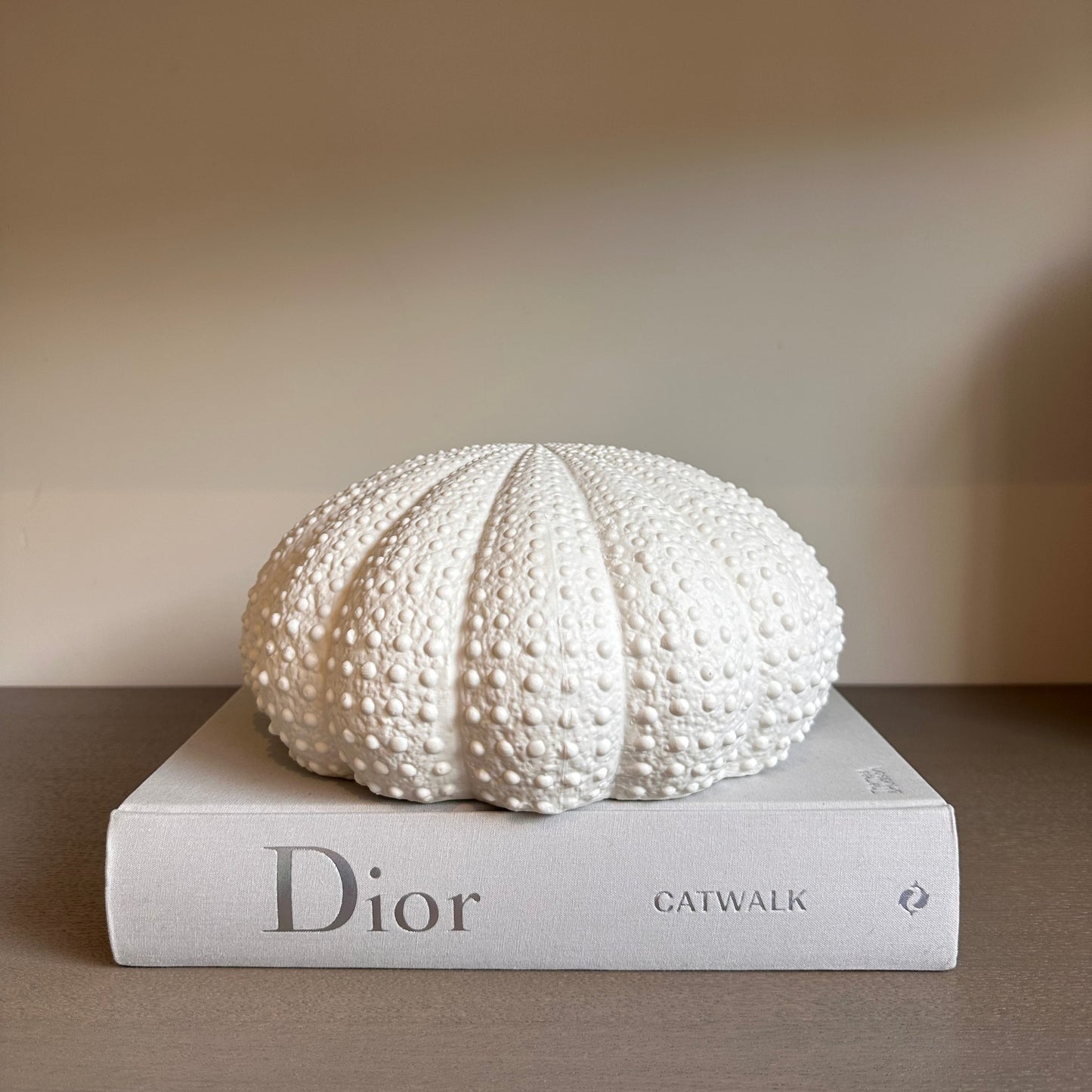 White Urchin Ornament