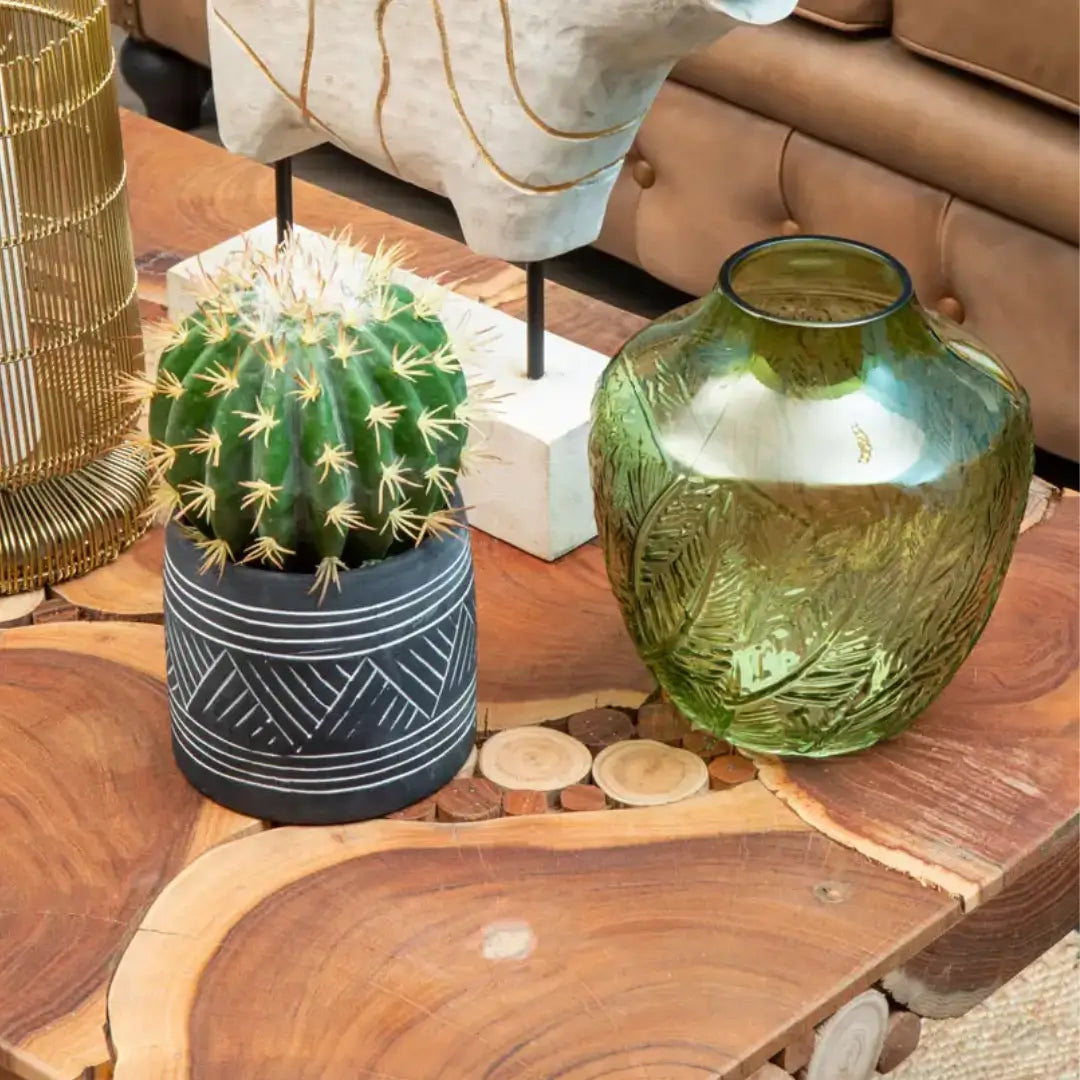 kew-green-glass-botanical-vase-on-coffee-table-at-albury-house-interiors