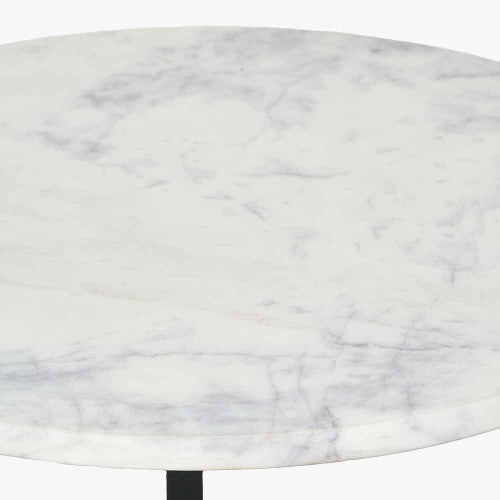 Marble Curved Leg Side Table