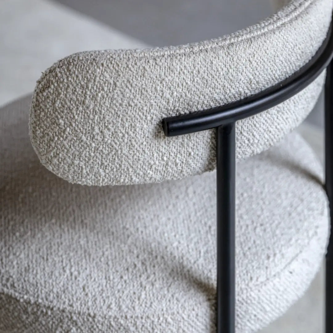 pair-of-ava-boucle-style-chairs-with-black-frames-at-albury-house-interiors