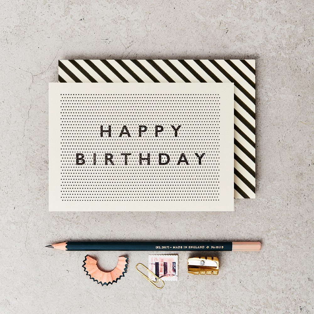 Pin-Point Birthday Card