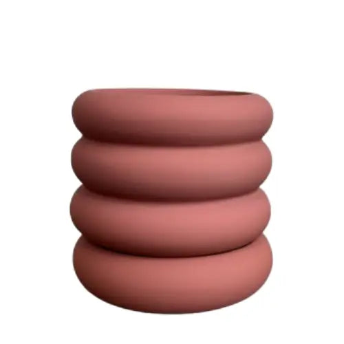 dusky-pink-soft-touch-matte-bubble-retro-plant-pot-with-saucer-at-albury-house-interiors-shop