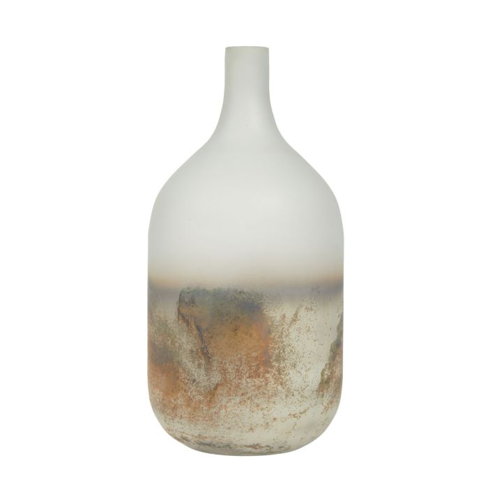 pluto-abstract-oxidised-grey-beige-vase-at-albury-house-interiors