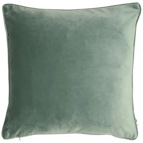 sage-green-velvet-square-cushion-with-piping-at-albury-house-interiors