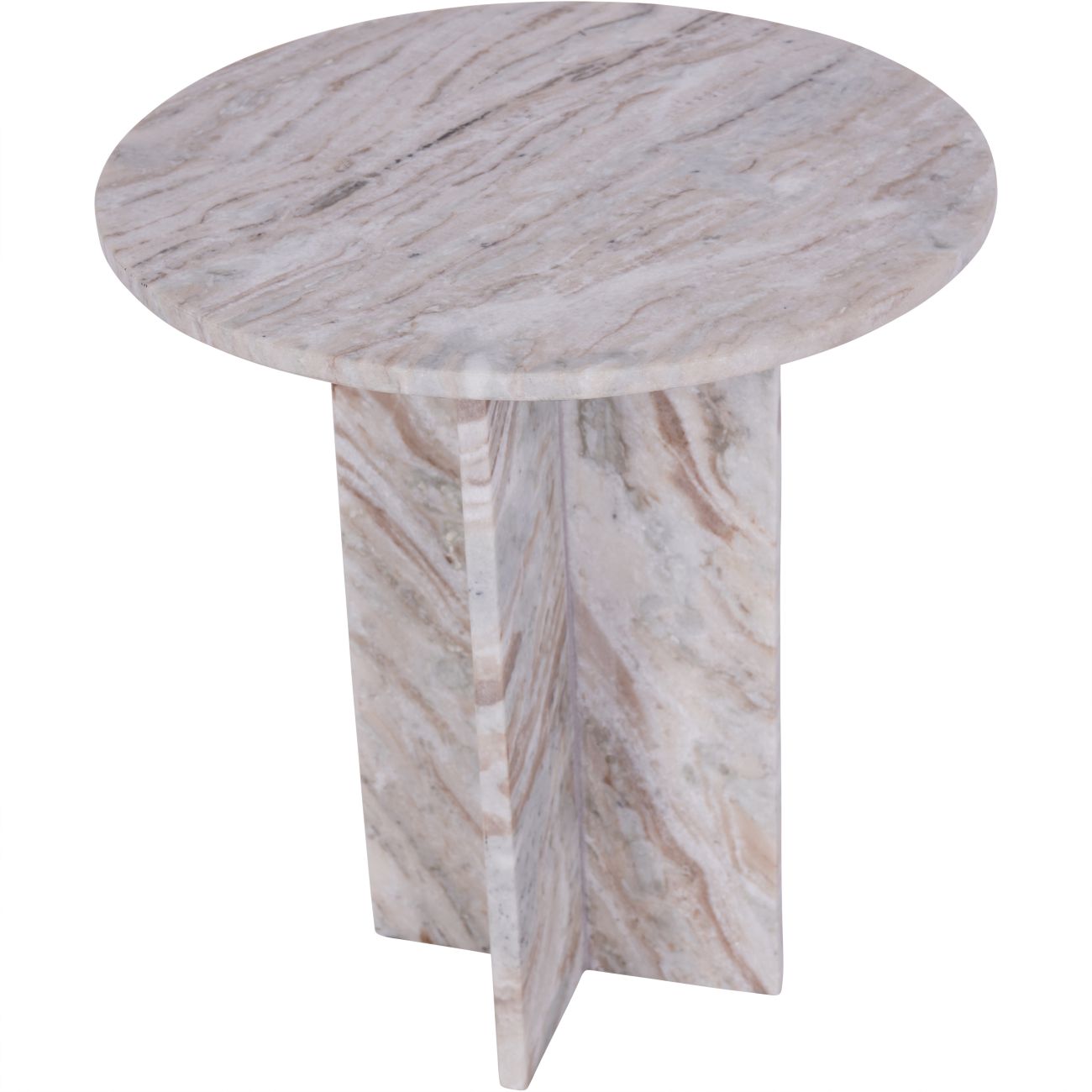 Solid Marble Side Table
