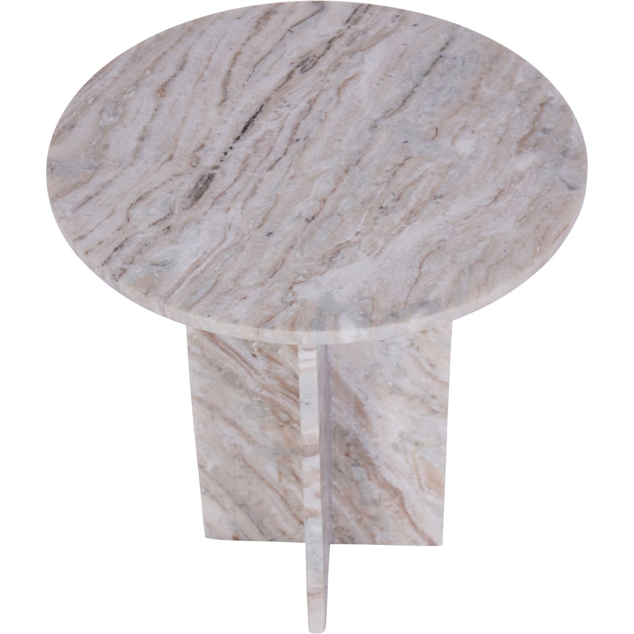 Solid Marble Side Table