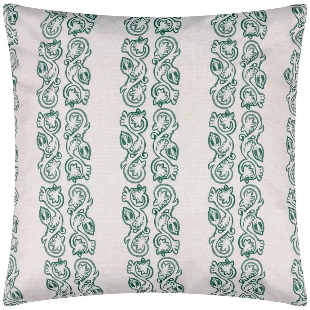 sucre-green-swirls-striped-pattern-outdoor-garden-cushion-at-albury-house-interiors-shop-in-matching-tye-essex