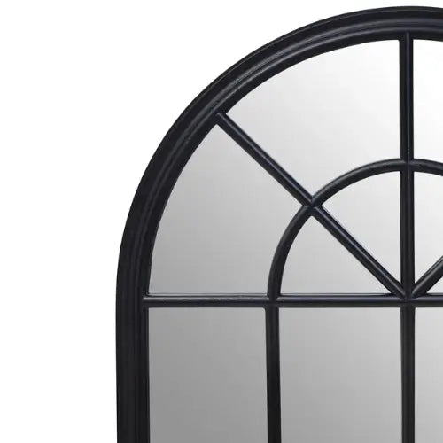 trinity-window-pane-arched-mirror-black-wooden-frame-at-albury-house-interiors