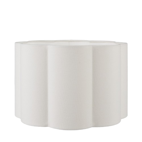 White Scallop Shade