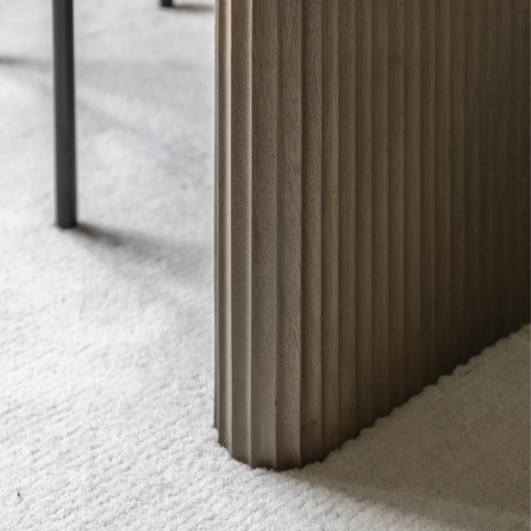 Reeded Dining Table