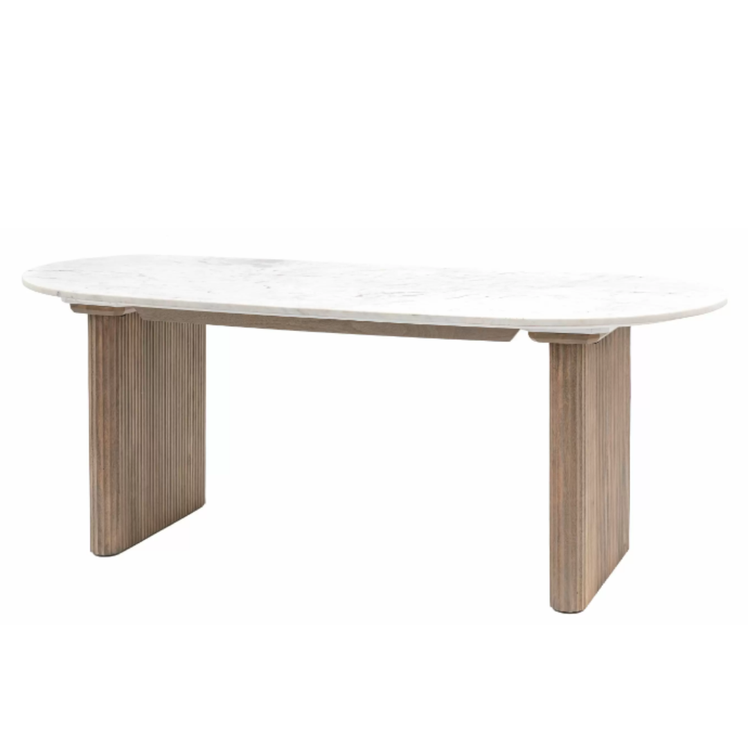 Reeded Dining Table