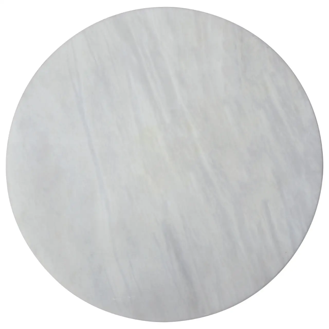 White Marble Round Chopping Board