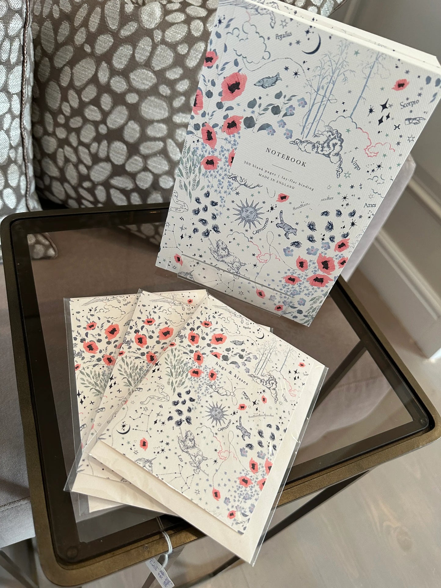Katie-leamon-zodiac-print-hugs-and-kisses-greeting-card-at-albury-house-interiors-essex