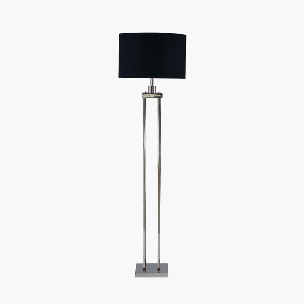 Column Floor Lamp Base Nickel