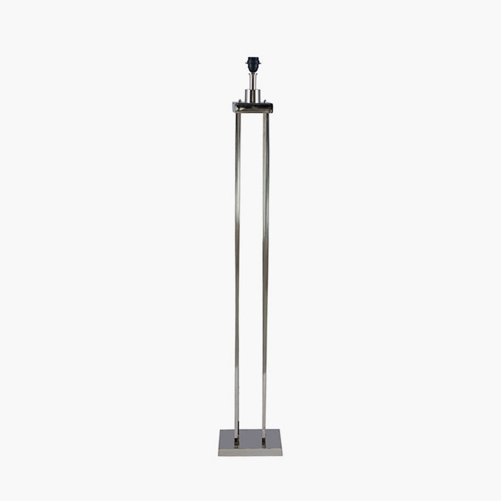 Column Floor Lamp Base Nickel