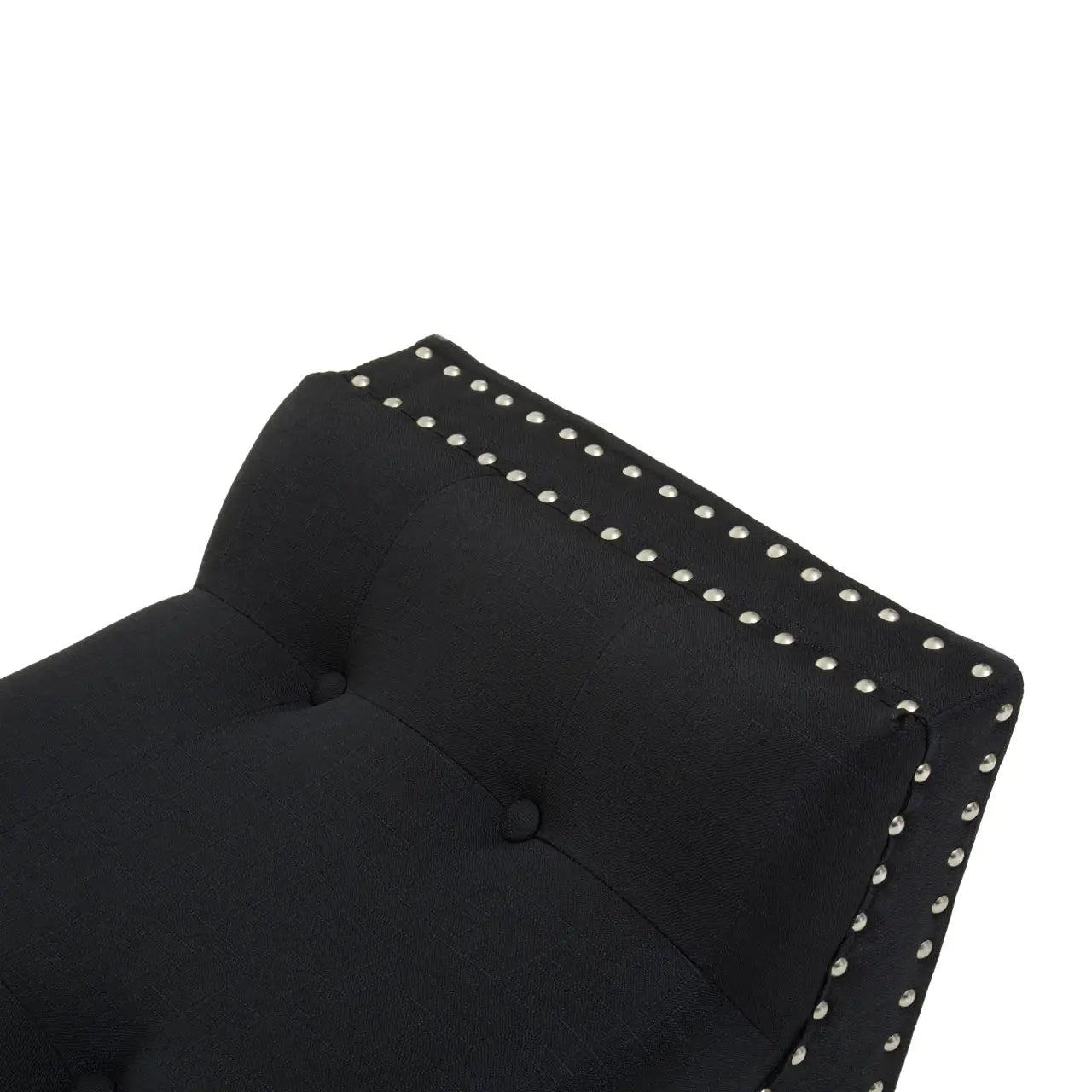 albury-house-interiors-black-chaise-lounge-style-bench-buttoned-seat