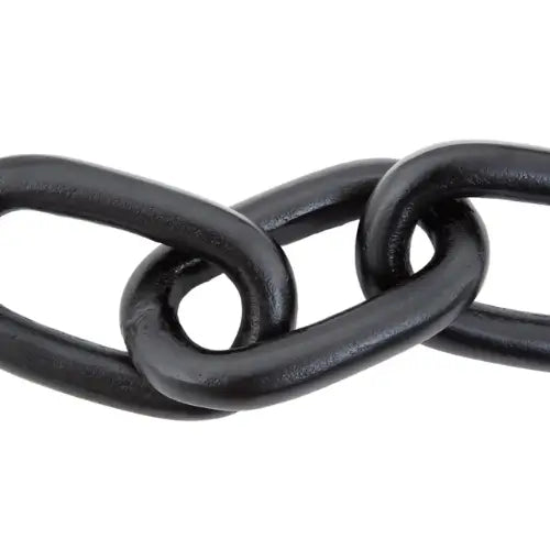 black-aluminium-chain-link-sculpture-ornament-at-albury-house-interiors
