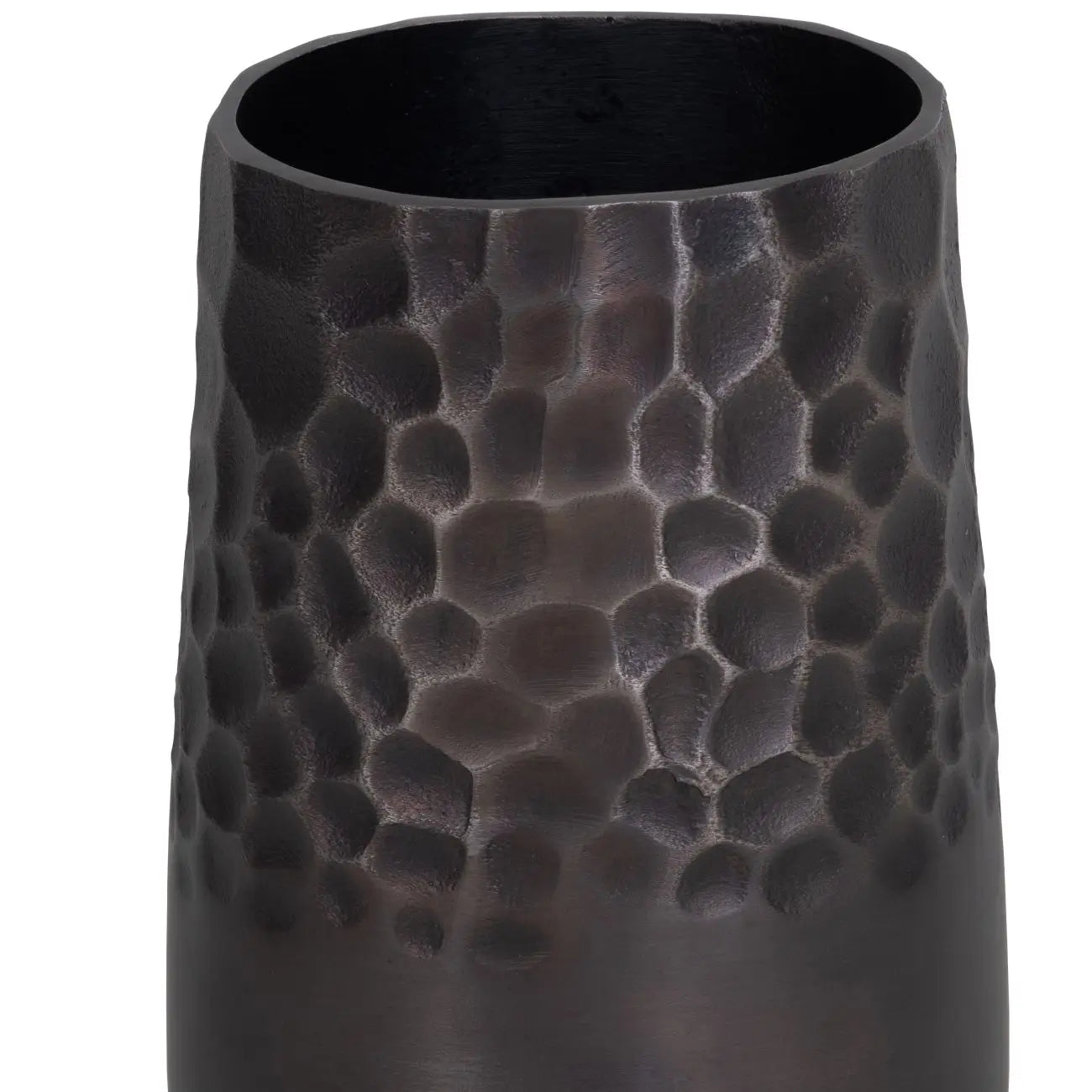 aluminium-bronze-hammered-vase-at-albury-house-interiors