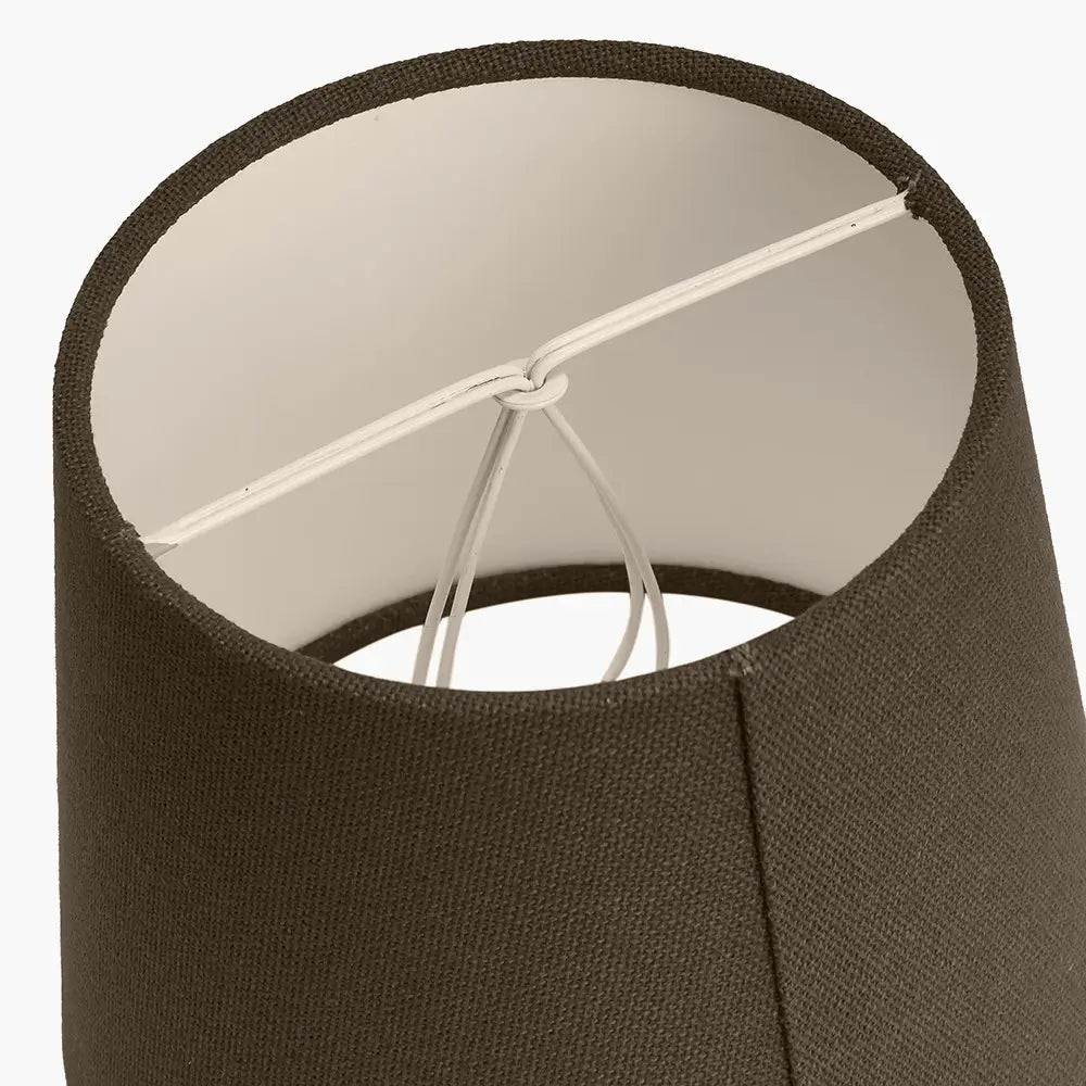 antique-bronze-double-wall-light-with-grey-tapred-shades-at-albury-house-interiors