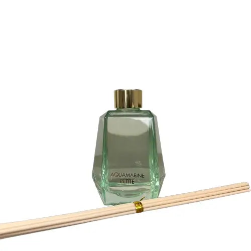 aquamarine-pale-blue-glass-reed-diffuser-with-rose-amber-clove-pomegranate-scents-with-blue-gift-box-from-albury-house-interiors-essex