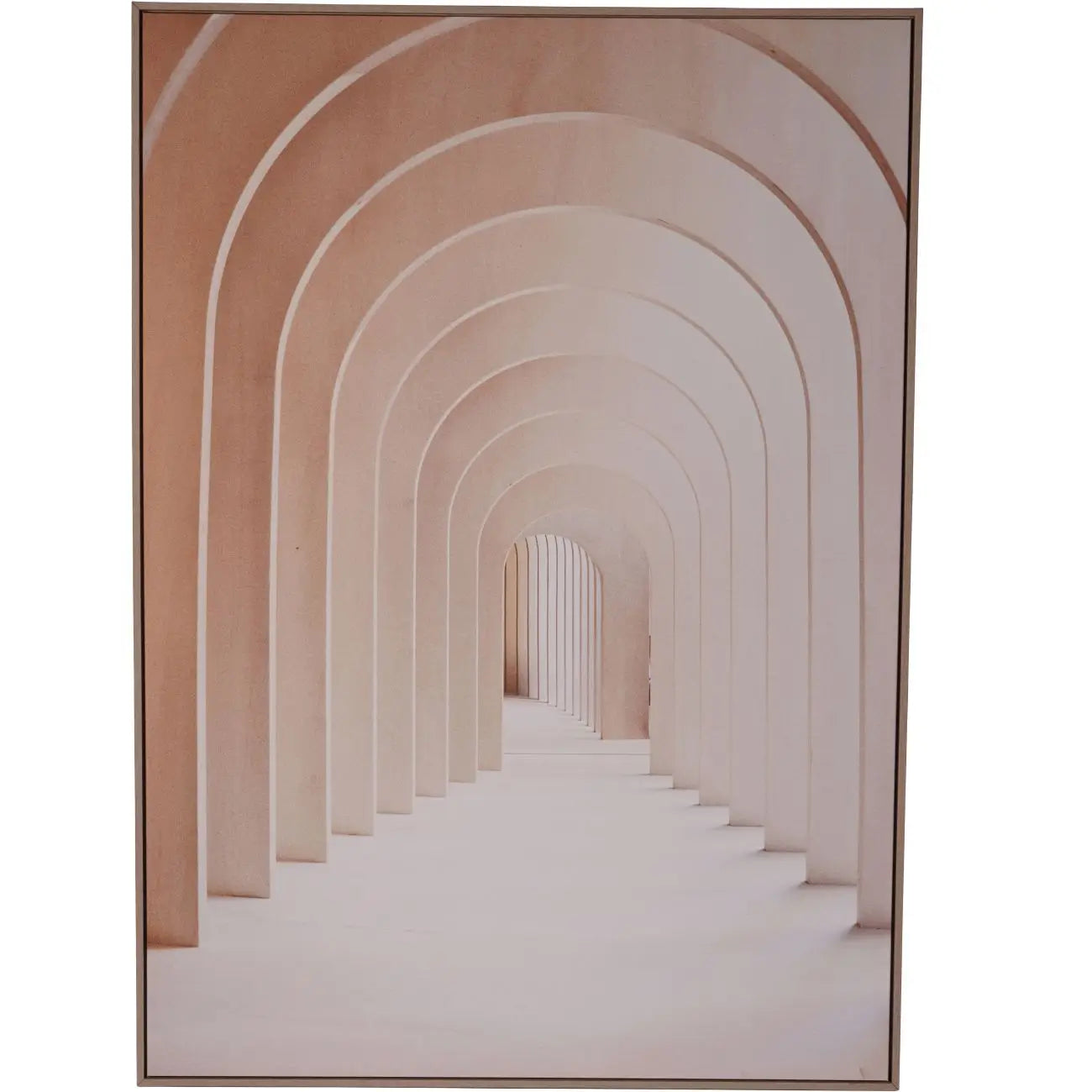 archways-distant-arches-canvas-framed-neutral-wall-art-at-albury-house-interiors