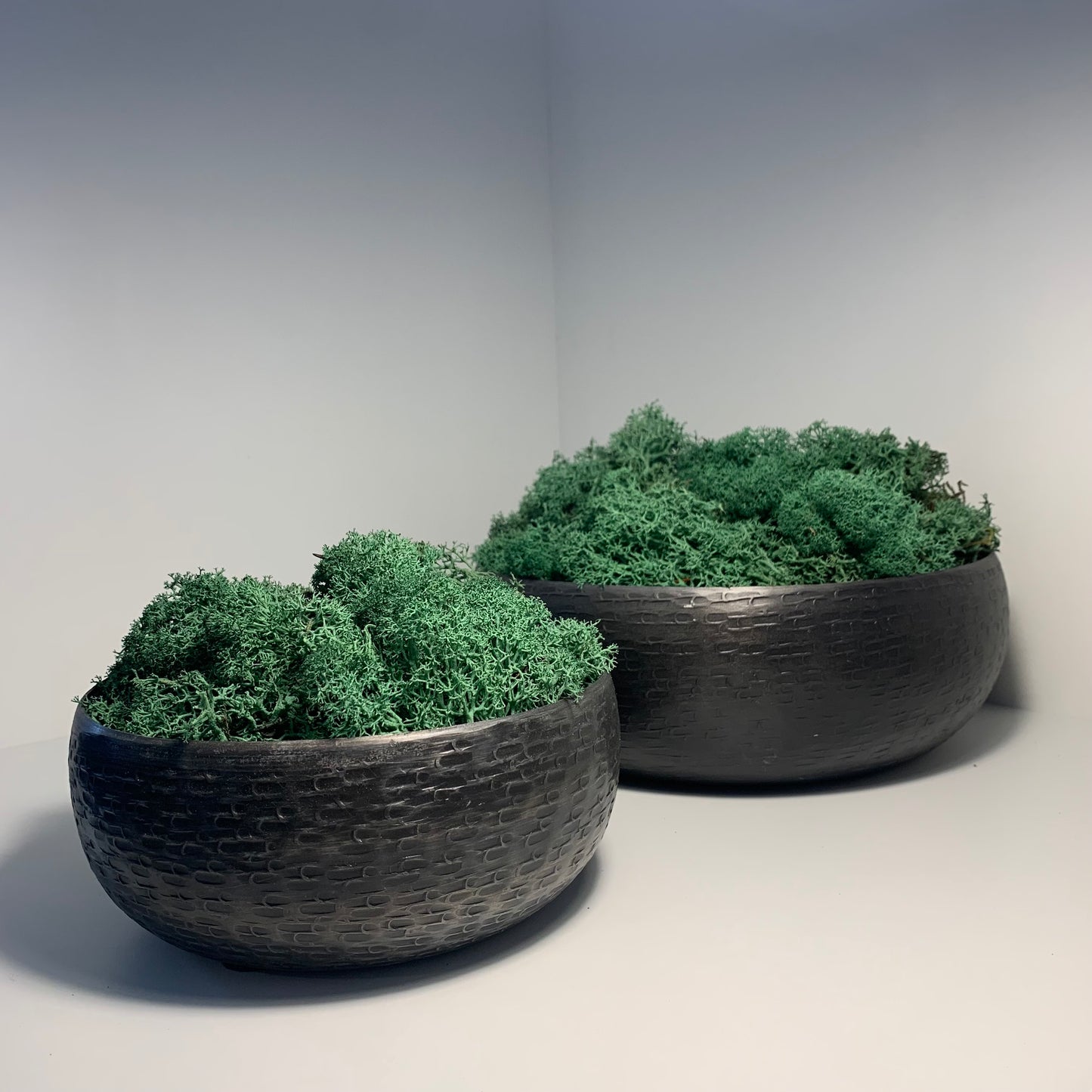 Graphite Reindeer Moss Bowl