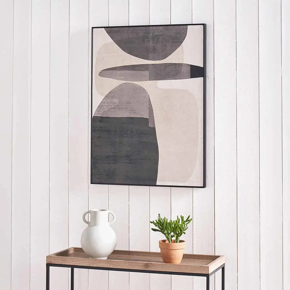 balance-abstract-black-and-white-framed-canvas-artwork-at-albury-house-interiors