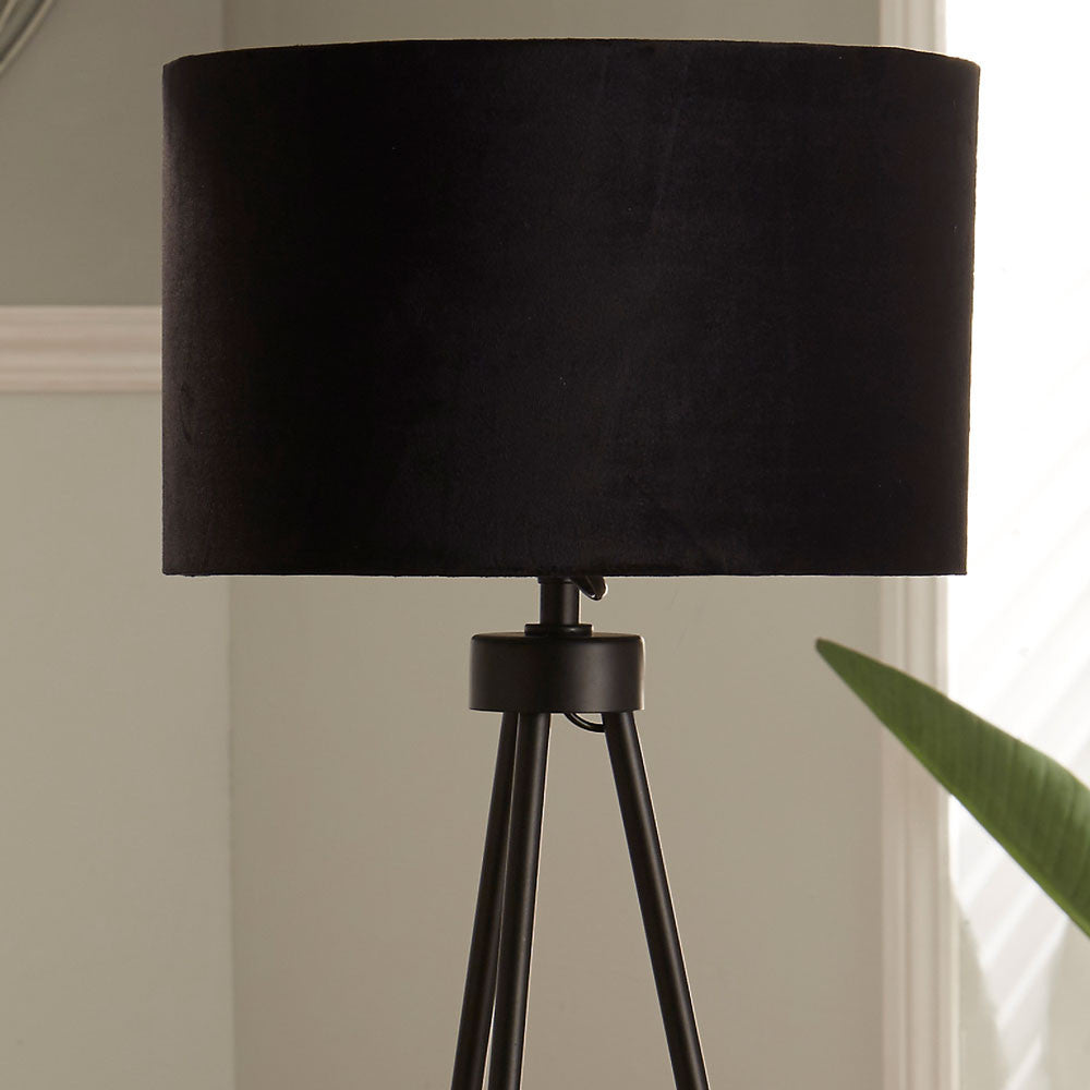 Black Tripod Floor Lamp