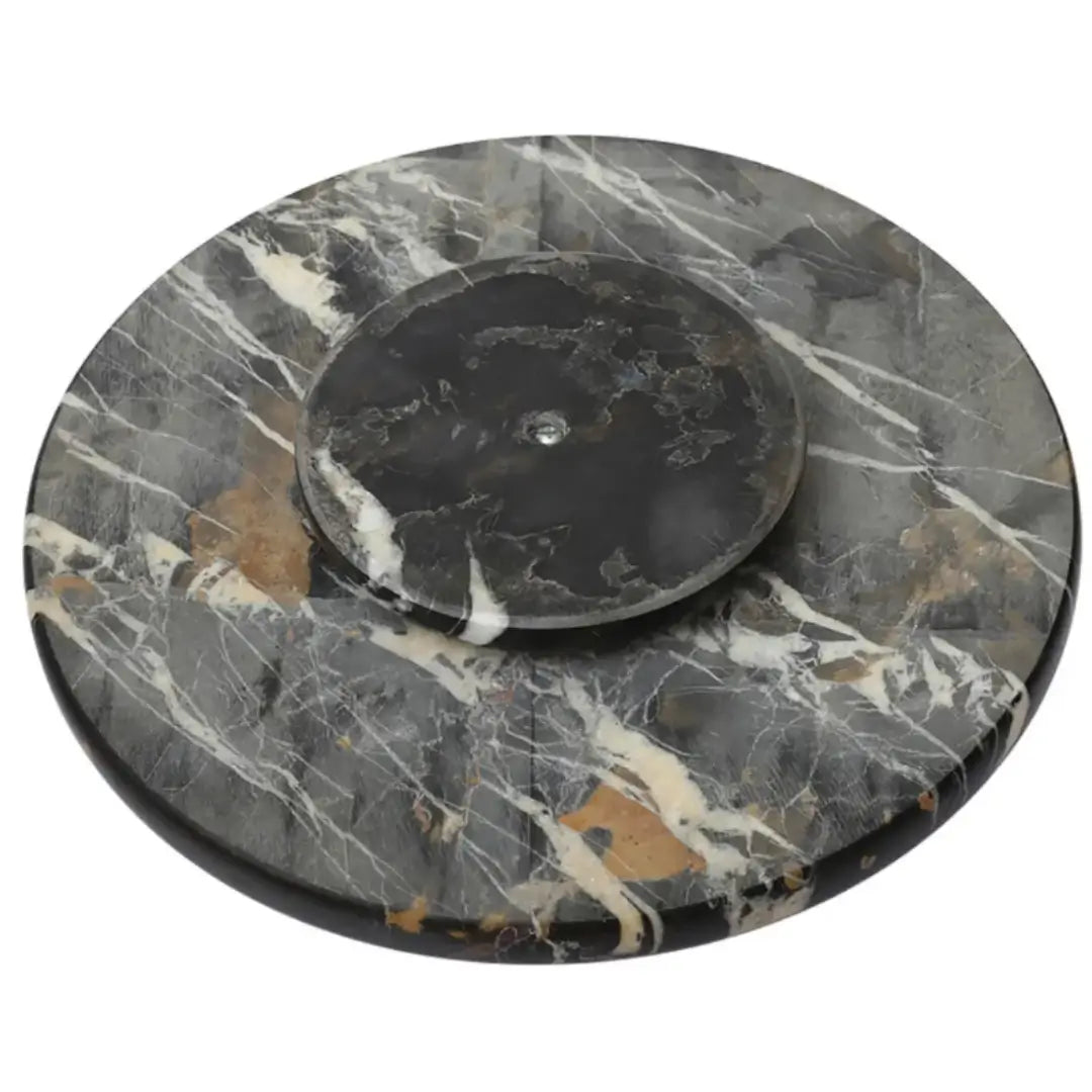 black-white-and-gold-veined-natural-marble-round-lazy-susan-at-albury-house-interiors