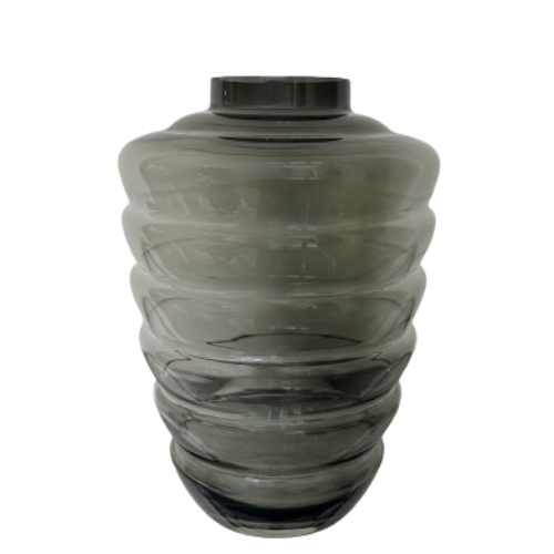 black-glass-tiered-hive-vase-at-albury-house-interiors