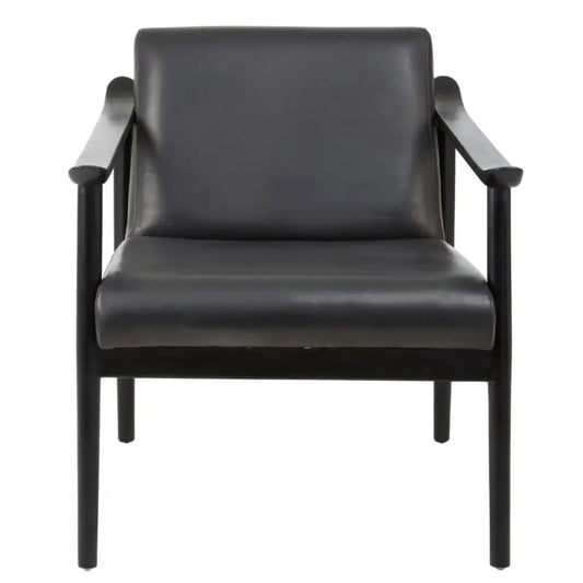 black-leather-black-wooden-frame-occasional-lounge-chair-at-albury-house-interiors